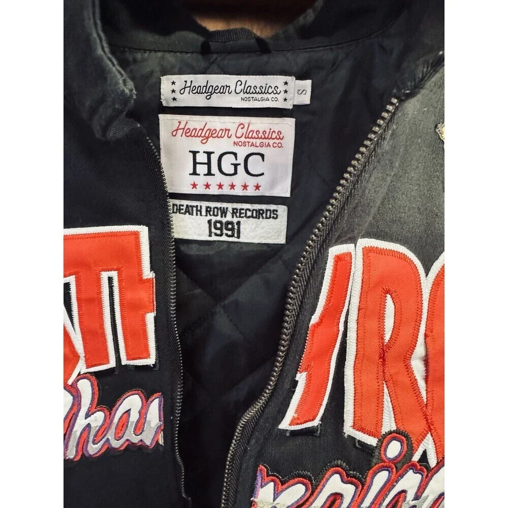 Varsity Jacket Headgear Classics DeathRow Champions 1991  Embroidered-Small
